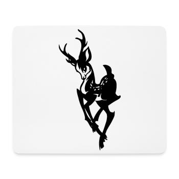 Baby Rehkitz Reh Reh - Mousepad (Querformat) - Weiß - Vorne