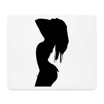 sexy Girl - Mousepad (Querformat) - Weiß - Vorne