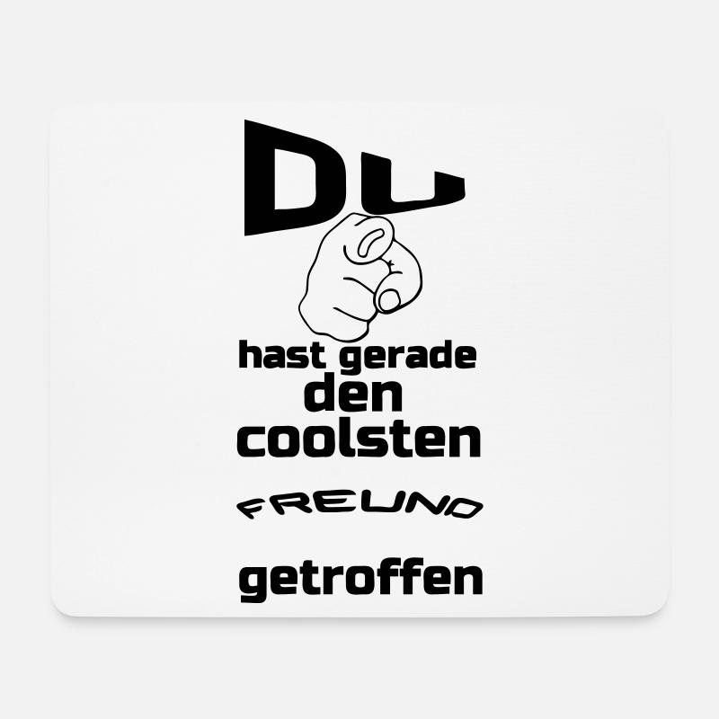 Coolster Freund Geschenk - Mousepad (Querformat) - Weiß