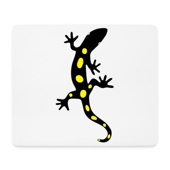 Lizard Salamander Gecko Fire Salamander - Mouse Pad (horizontal) - white - Front