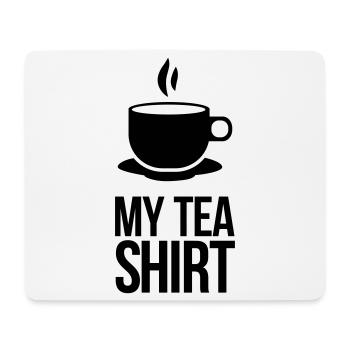 Tee shirt - Mousepad (Querformat) - Weiß - Vorne