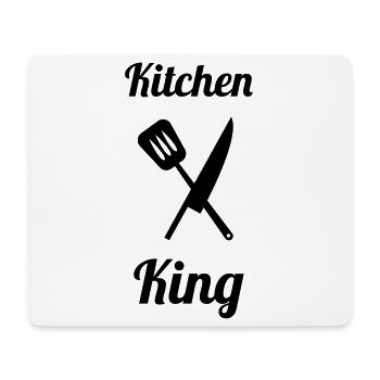 Kitchen King - Mousepad (Querformat) - Weiß - Vorne
