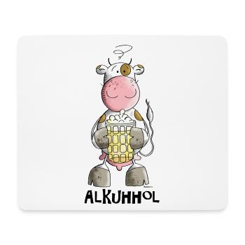 Alkuhhol - Mousepad (Querformat) - Weiß - Vorne