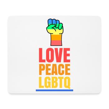 Liebe Pride Lgbt Schwul Statement Sexualität Stolz - Mousepad (Querformat) - Weiß - Vorne