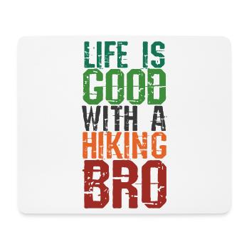 Hikers Hiking Statement Nature Lovers Climbing - Mouse Pad (horizontal) - white - Front