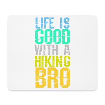 Via Ferrata Statement Hikers Hiking Hike - Mouse Pad (horizontal) - white - Front
