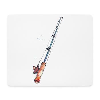 Ange graphique - Tapis de souris (format paysage) - blanc - Devant