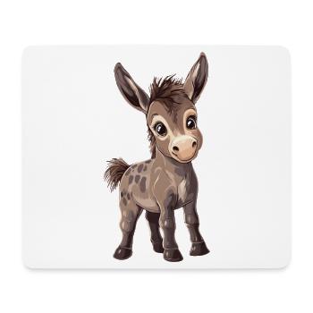 Esel - Mousepad (Querformat) - Weiß - Vorne