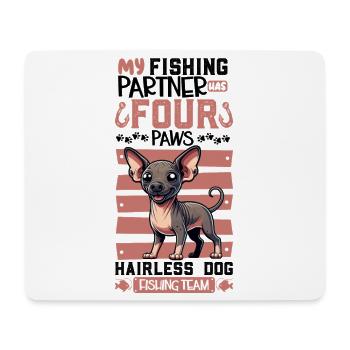Fishing and English Cocker Spaniel - Mouse Pad (horizontal) - white - Front