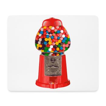 Kaugummi-Automat - Mousepad (Querformat) - Weiß - Vorne