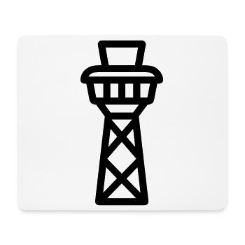 Control Tower - Mouse Pad (horizontal) - white - Front