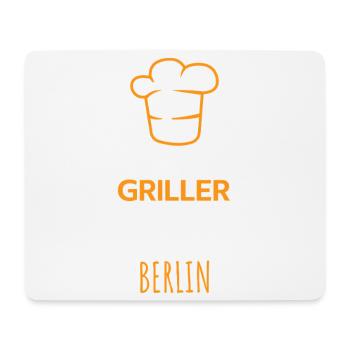 Les meilleurs barbecues viennent de Berlin BBQ Grill Saying. - Tapis de souris (format paysage) - blanc - Devant