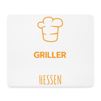 The best grills come from Hessen Design - Mouse Pad (horizontal) - white - Front