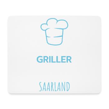 The best grillers come from Saarland Design - Mouse Pad (horizontal) - white - Front