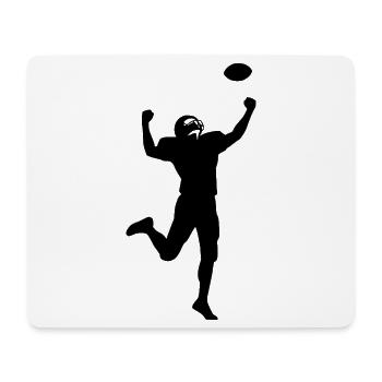 American Football Sport Motif - Mouse Pad (horizontal) - white - Front