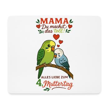 4. Muttertag - Mousepad (Querformat) - Weiß - Vorne