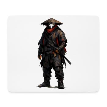 Docteur de la Peste Ninja Noir - Tapis de souris (format paysage) - blanc - Devant