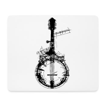 Banjo - Mouse Pad (horizontal) - white - Front