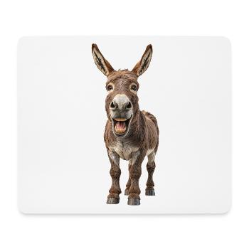 Esel - Mousepad (Querformat) - Weiß - Vorne
