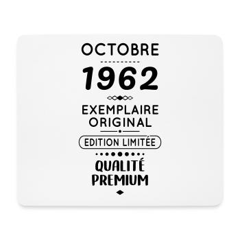 Anniversaire 60 ans - Octobre 1962 Original - Tapis de souris (format paysage) - blanc - Devant