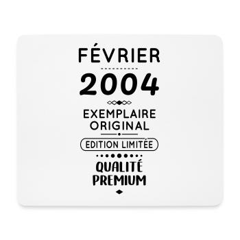 Anniversaire 20 ans - Février 2004 Original - Tapis de souris (format paysage) - blanc - Devant