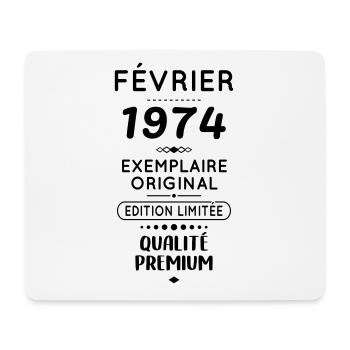 Anniversaire 50 ans - Février 1974 Original - Tapis de souris (format paysage) - blanc - Devant