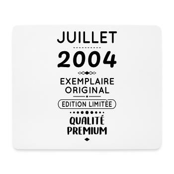Anniversaire 20 ans - Juillet 2004 Original - Tapis de souris (format paysage) - blanc - Devant