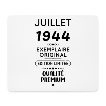 80th Anniversary - July 1944 Original - Mouse Pad (horizontal) - white - Front