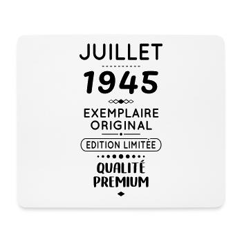 80th Anniversary - July 1945 Original - Mouse Pad (horizontal) - white - Front