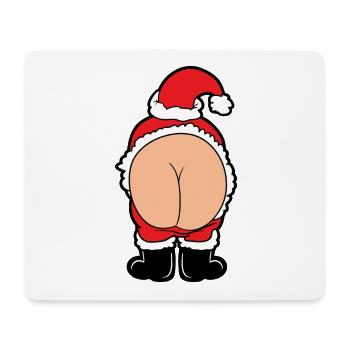 Drôle de motif de Noël - Tapis de souris (format paysage) - blanc - Devant