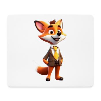 Elegant Fox - Mouse Pad (horizontal) - white - Front