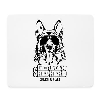 GERMAN SHEPHERD coolest dog ever Hundespruch Hunde - Mousepad (Querformat) - Weiß - Vorne