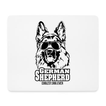 GERMAN SHEPHERD coolest dog ever Hundespruch Hunde - Mousepad (Querformat) - Weiß - Vorne