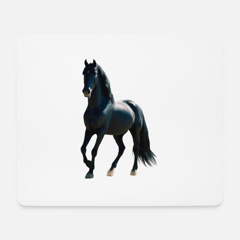 PRE Pura Raza Espanola Silhouette - Mouse Pad (horizontal) - white