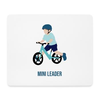 Kleiner Radfahrer - Mousepad (Querformat) - Weiß - Vorne
