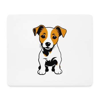 Jack Russell Terrier - Pet Dog Design - Mouse Pad (horizontal) - white - Front