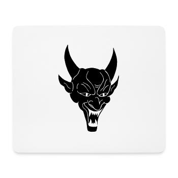 Devil - Mousepad (Querformat) - Weiß - Vorne