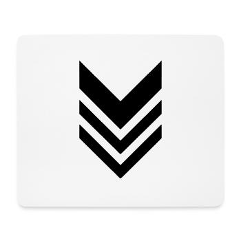 rank military army - Mousepad (Querformat) - Weiß - Vorne