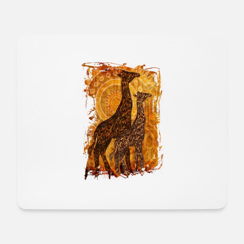 AFRICAN SUMMER - Mousepad (Querformat) - Weiß