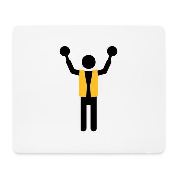 flight controller - Mouse Pad (horizontal) - white - Front