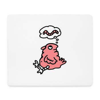 Vogel Hunger - Mousepad (Querformat) - Weiß - Vorne