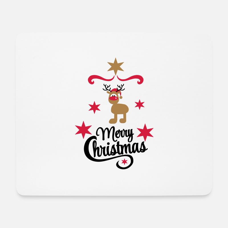Weihnachten - Mousepad (Querformat) - Weiß