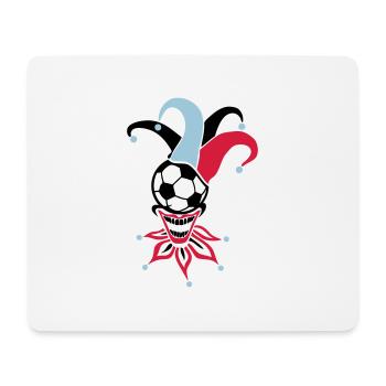 football joker ballon sport - Tapis de souris (format paysage) - blanc - Devant