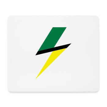 usain bolt - Mousepad (Querformat) - Weiß - Vorne