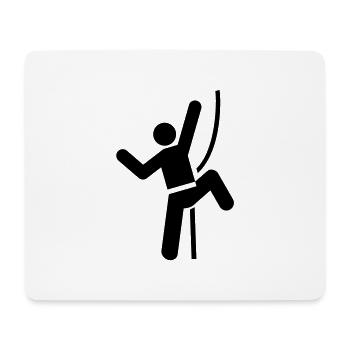 Rock Climbing - Mouse Pad (horizontal) - white - Front