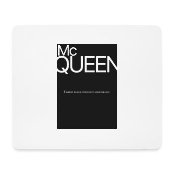 McQueen Quote - Fashion is confident - Mouse Pad (horizontal) - white - Front