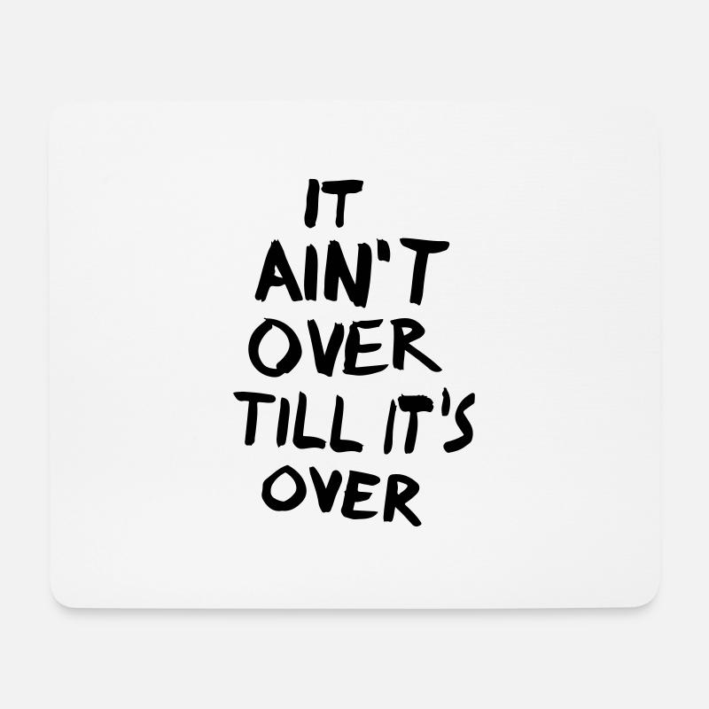 It is not about till it's about - Mouse Pad (horizontal) - white