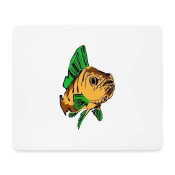 Fish fish finds nemo aquarium fish kinder meer - Mouse Pad (horizontal) - white - Front