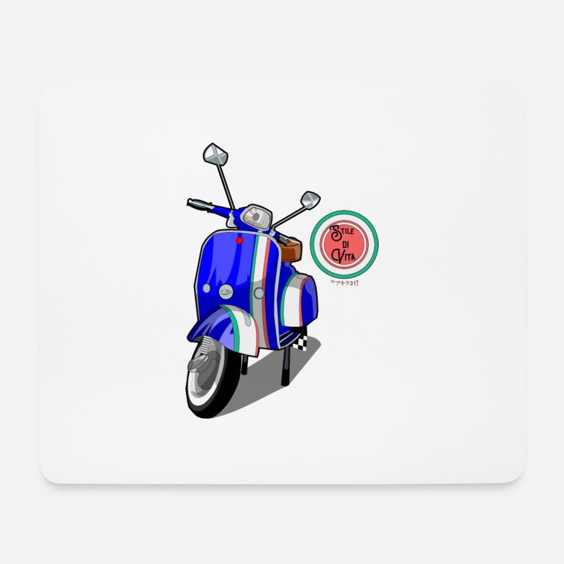 Stile di vita - Mousepad (Querformat) - Weiß