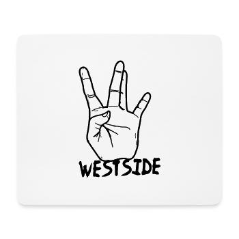westcoast_3 - Mousepad (Querformat) - Weiß - Vorne